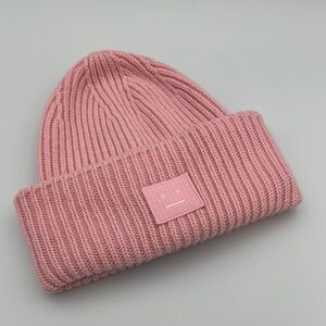 ACNE Studios Pink Small Face Beanie Like New